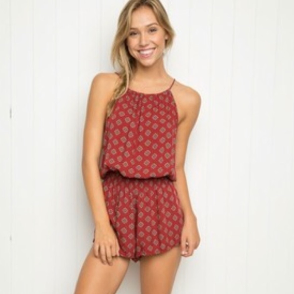 Brandy Melville Blanche Medallion Romper